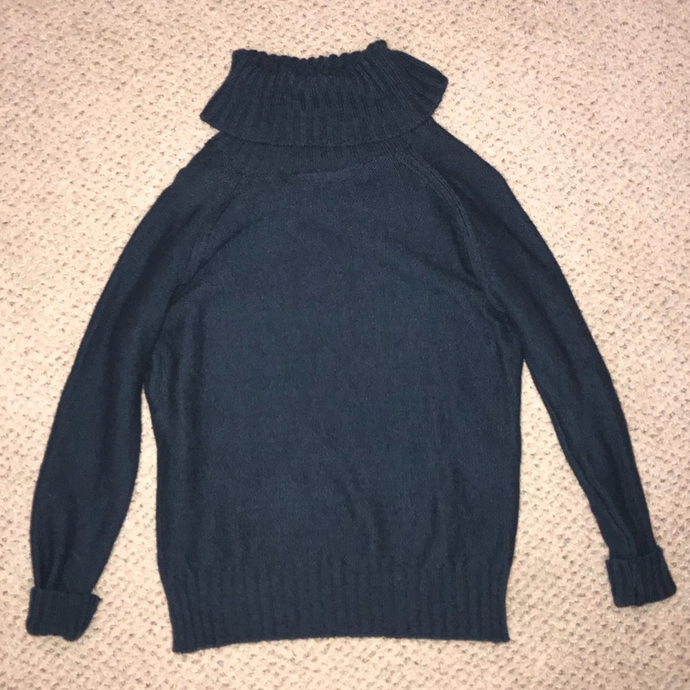 Wool blend turtleneck